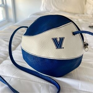 Villanova University Rare College Basketball Shaped Crossbody Purse